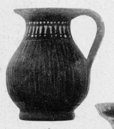 OINOCHOE (SOUTH ITALIAN, GNATHIAN, BLACK GLAZE)