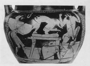 KRATER, COLUMN (ATHENIAN, RED-FIGURE)