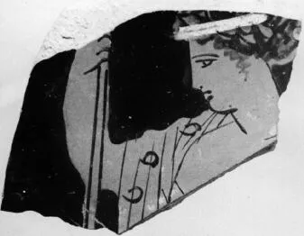 KRATER, BELL, FRAGMENT (ATHENIAN, RED-FIGURE)