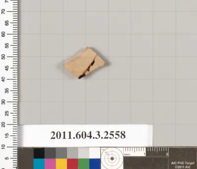 Terracotta fragment of a kylix (drinking cup)