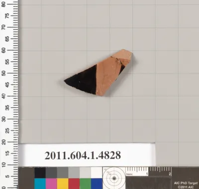 Terracotta fragment of a kylix (drinking cup)