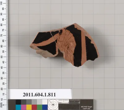 Terracotta fragment of a kylix (drinking cup)