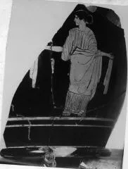 SKYPHOS, FRAGMENT (ATHENIAN, RED-FIGURE)