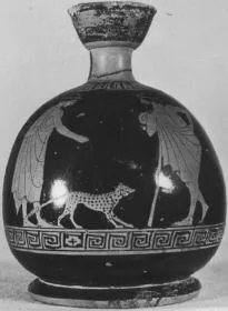 LEKYTHOS, SQUAT (ATHENIAN, RED-FIGURE)