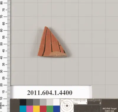 Terracotta fragment of a kylix (drinking cup)