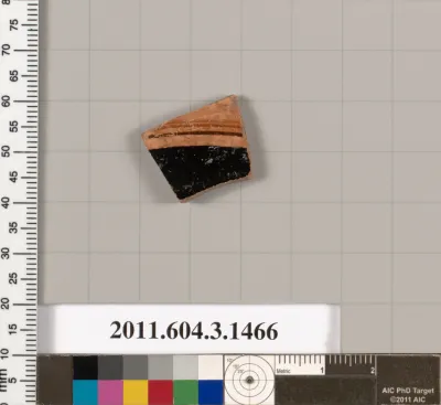 Terracotta fragment of a skyphos (deep drinking cup)