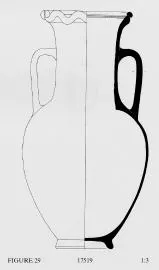 AMPHORA, NECK (ATHENIAN GEOMETRIC, SILHOUETTE)