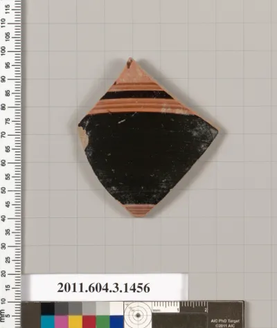 Terracotta fragment of a skyphos (deep drinking cup)