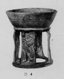 CHALICE (ETRUSCAN, BUCCHERO)
