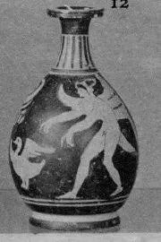 BOTTLE (SOUTH ITALIAN, APULIAN, RED-FIGURE)