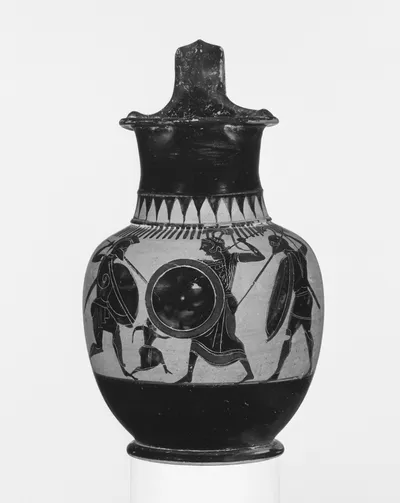 Attic Black-Figure Oinochoe (Shape 2)