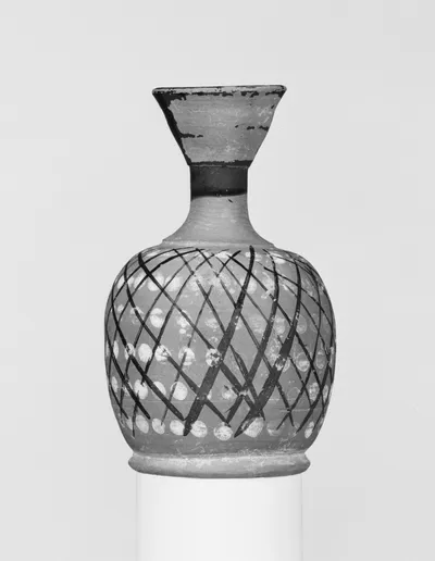 Attic Squat Lekythos with Network Pattern