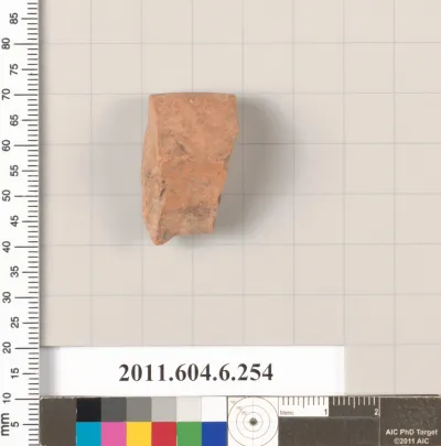 Terracotta fragment of an undetermined shape