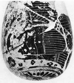 ALABASTRON FRAGMENT (CORINTHIAN, BLACK-FIGURE)
