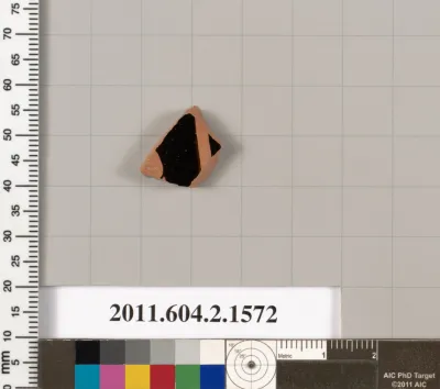 Terracotta fragment of a skyphos (deep drinking cup)