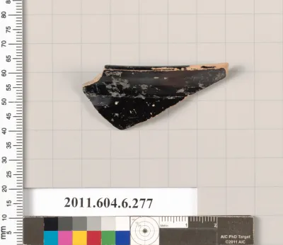 Terracotta fragment of a cup-skyphos?