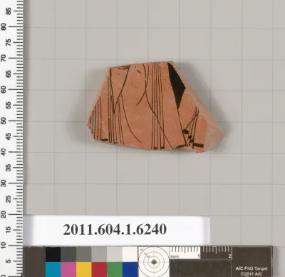 Terracotta fragment of a kylix (drinking cup)