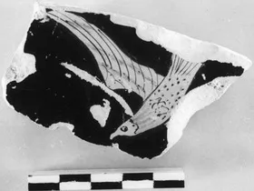 KRATER, BELL, FRAGMENT (ATHENIAN, RED-FIGURE)
