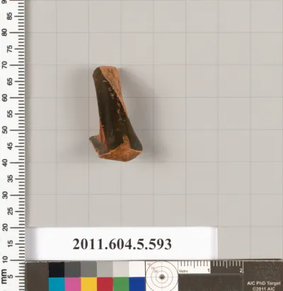 Terracotta fragment of a kylix (drinking cup)?