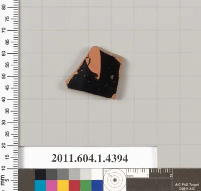 Terracotta fragment of a kylix (drinking cup)