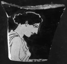 HYDRIA, FRAGMENT (ATHENIAN, RED-FIGURE)