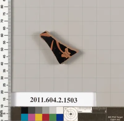 Terracotta fragment of a skyphos (deep drinking cup)