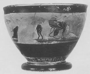 SKYPHOS (ATHENIAN, BLACK-FIGURE)