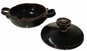 LEKANIS (ATHENIAN, BLACK GLAZE)