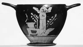 SKYPHOS (ATHENIAN, RED-FIGURE)