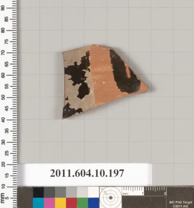 Terracotta fragment from a closed shape