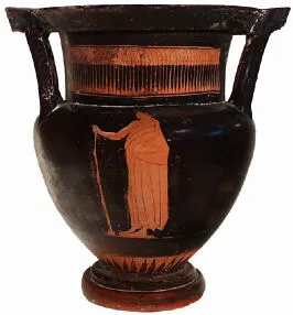 KRATER, COLUMN (ATHENIAN, RED-FIGURE)