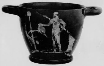 SKYPHOS (ATHENIAN, RED-FIGURE)