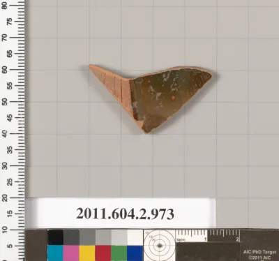 Terracotta fragment of an oinochoe (jug)