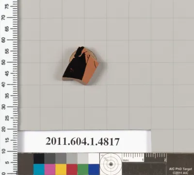 Terracotta fragment of a kylix (drinking cup)