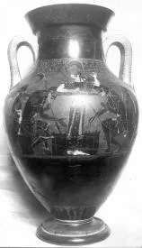 AMPHORA, BELLY, TYPE A (ATHENIAN, BLACK-FIGURE)