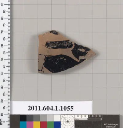 Terracotta fragment of a kylix (drinking cup)