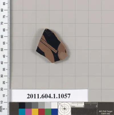 Terracotta fragment of a kylix (drinking cup)