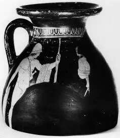 PELIKE, FRAGMENT (ATHENIAN, RED-FIGURE)