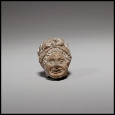 Head of a comic figurine