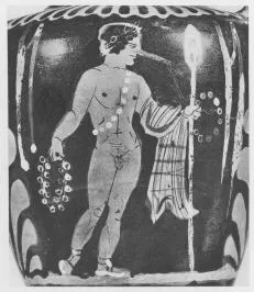 AMPHORA, NECK (SOUTH ITALIAN, PAESTAN, RED-FIGURE)