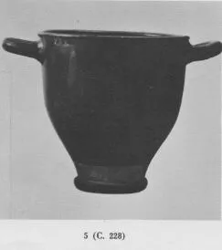 SKYPHOS (ETRUSCAN, BLACK GLAZE)