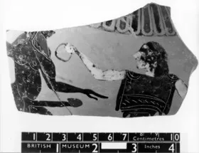 AMPHORA, BELLY, FRAGMENT (ATHENIAN, BLACK-FIGURE)