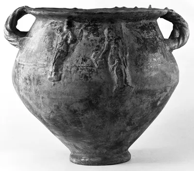 Lead-Glazed Bowl with Relief Decoration