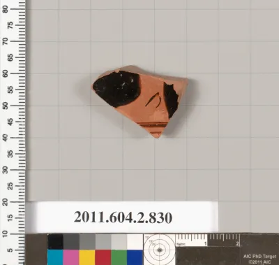 Terracotta fragment of a bell-krater (bowl for mixing wine and water)