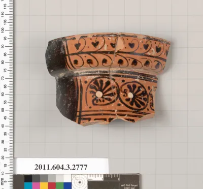 Terracotta fragment of an olpe (jug)