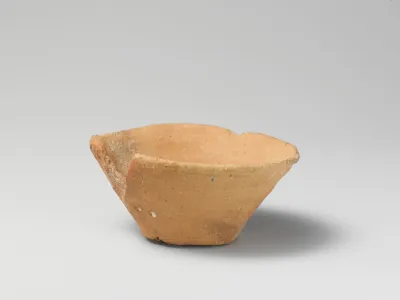 Terracotta conical cup