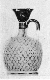 LEKYTHOS, SQUAT (ATHENIAN, BLACK PATTERN)