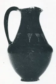 OINOCHOE (ETRUSCAN, BUCCHERO)