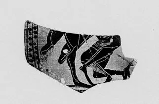 OINOCHOE, FRAGMENT (ATHENIAN, BLACK-FIGURE)