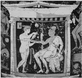 KRATER, VOLUTE (SOUTH ITALIAN, APULIAN, RED-FIGURE)